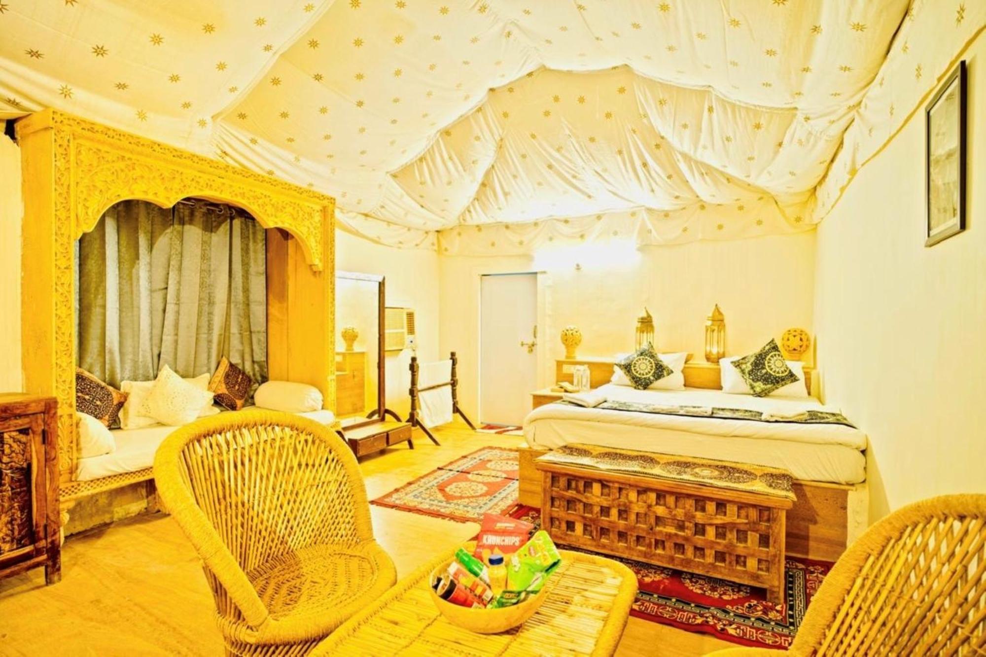Jaisalmer Sand Dunes Luxury Camp And Resort Eksteriør billede